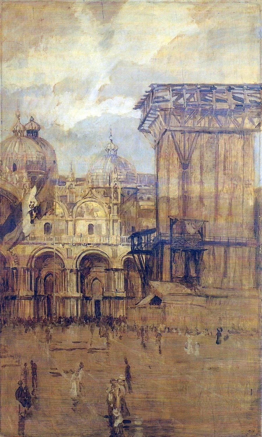  39-Ettore Tito-Chiesa e campanile-Banca Antoniana Popolare Veneta, Padova 